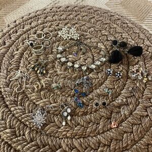 Elegant Silver and Black Jewelry Set